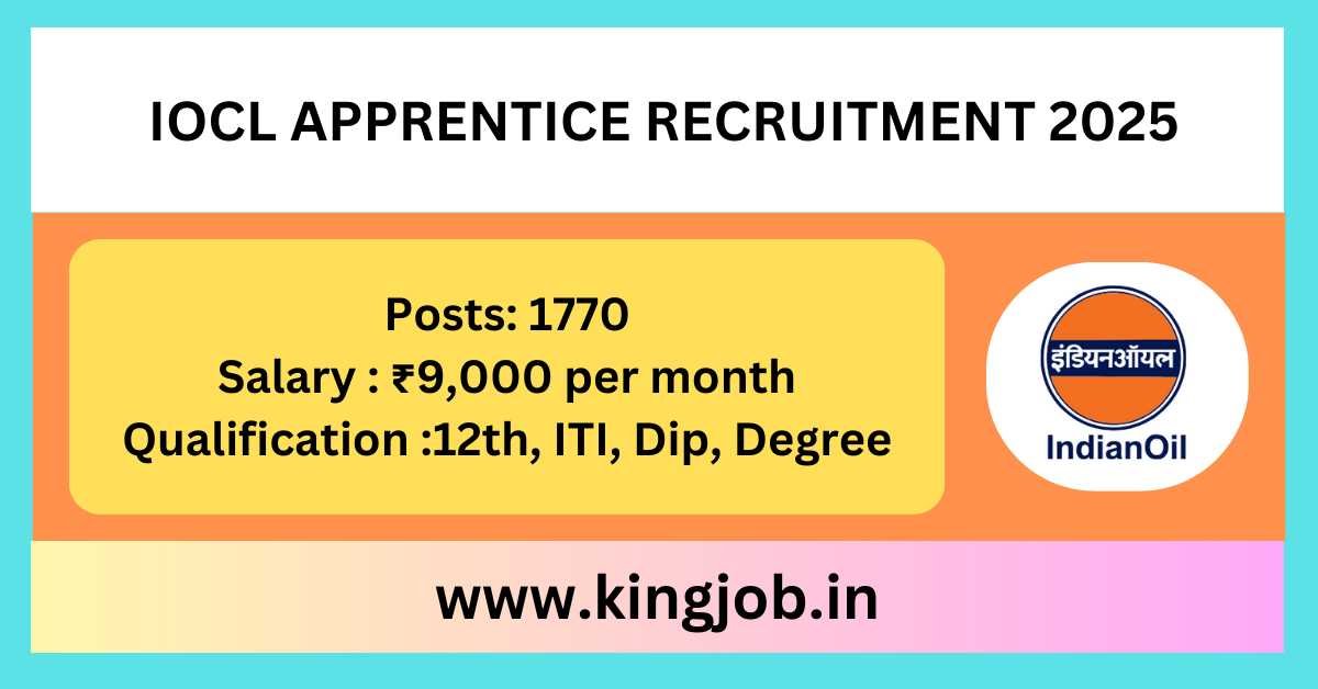 IOCL Apprentice Recruitment 2025