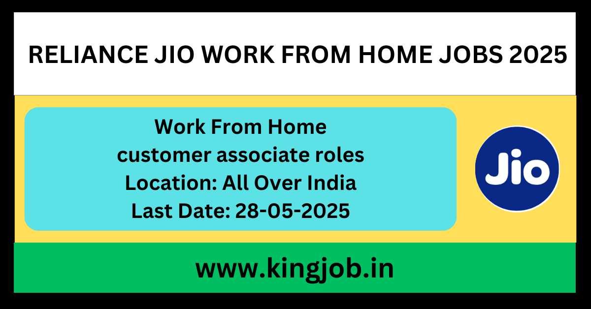 Jio customer associate roles