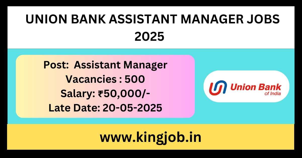 Union Bank Assistant Manager 2025