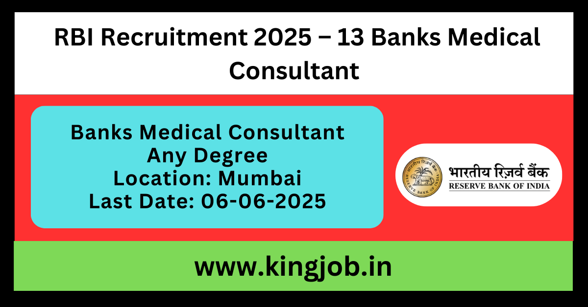RBI Banks Recruitment 2025