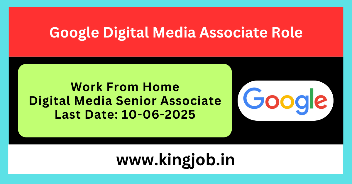 Google Digital Media Associate Role Customer Support