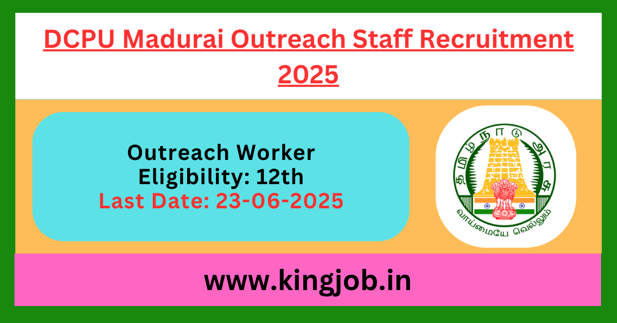 DCPU Madurai Outreach Worker Child Protection.