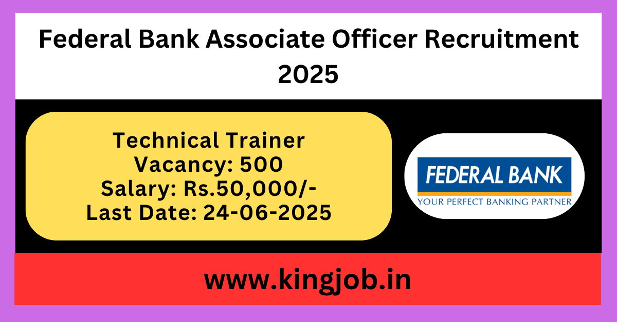 Federal Bank Associate Officer Recruitment 2025