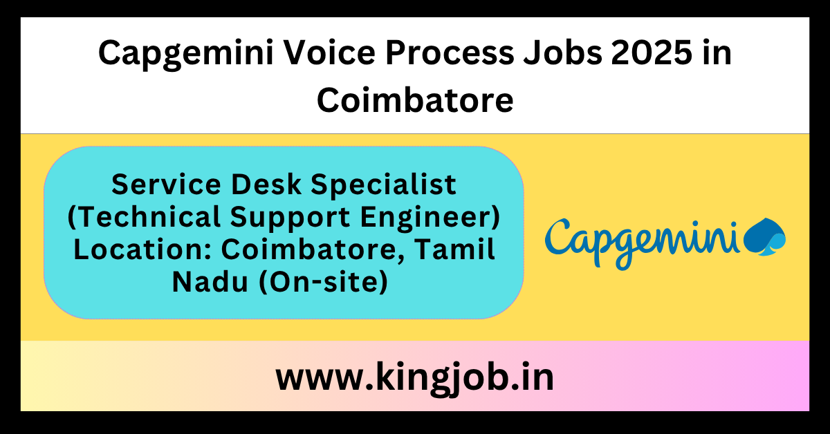 Capgemini Voice Process Jobs 2025